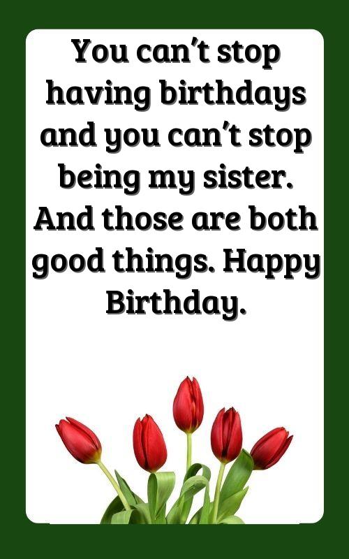happy birthday day sister